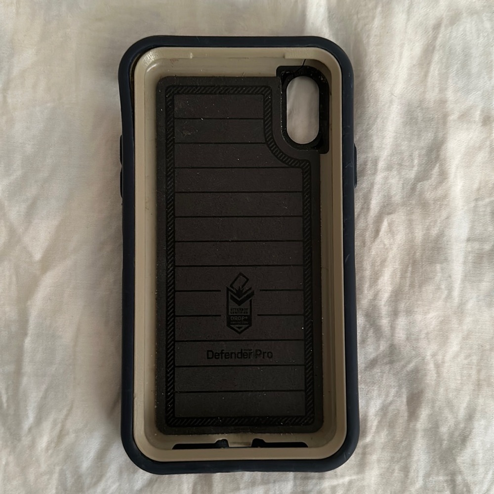 iPhone 10R Navy Otterbox Defender Phone Case